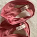 vintage victoria secret thong string XS/XP workout panties hot pink NWOT pr