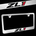BRAND NEW 1PCS ZL1 Chrome Plated Brass License Plate Frame Officially Licensed