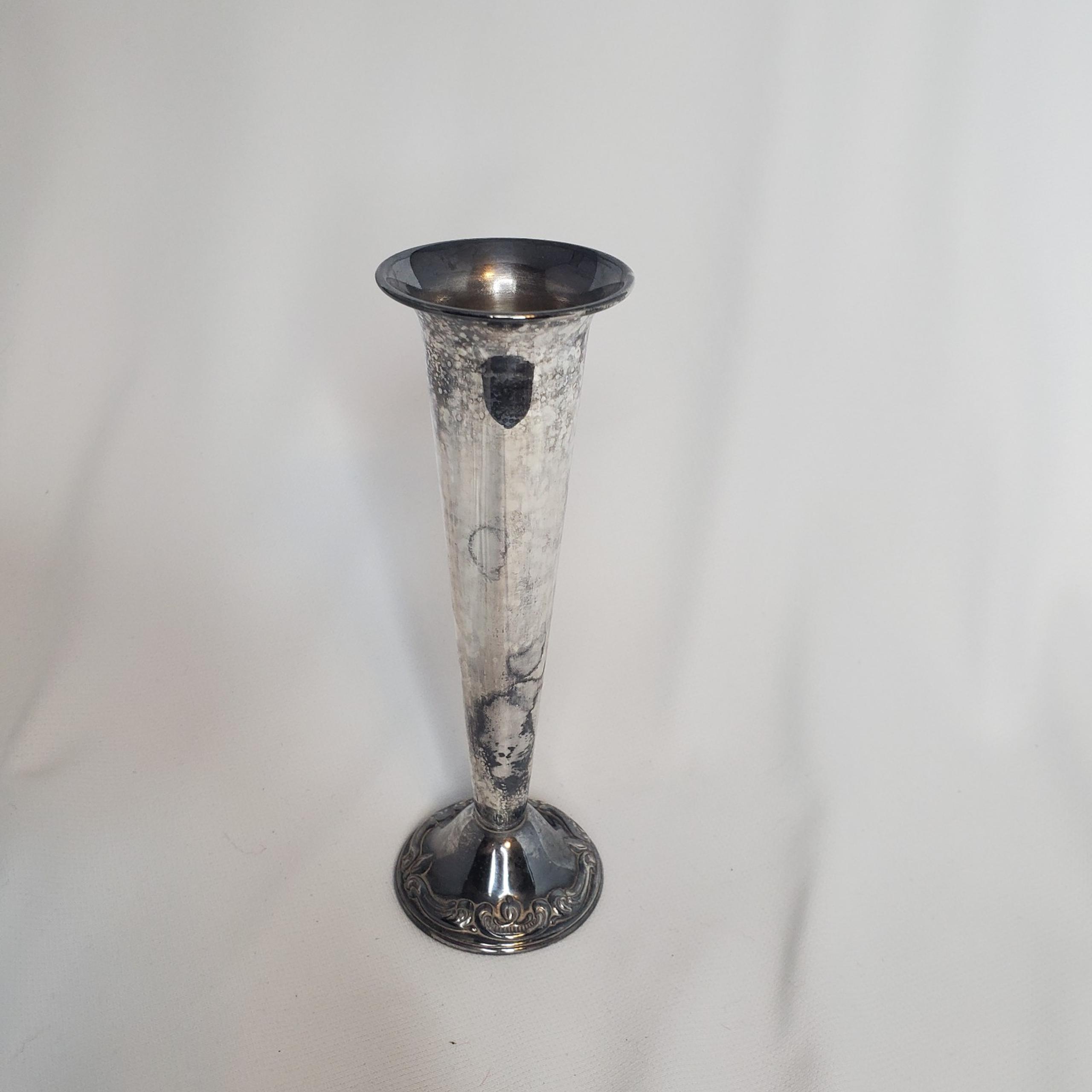 Gorham Silverplate EP Trumpet Bud Vase YH 329