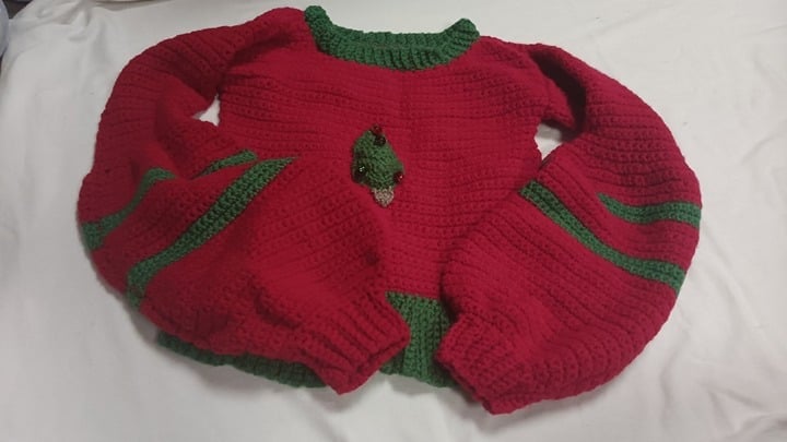 Crochet Christmas Sweater