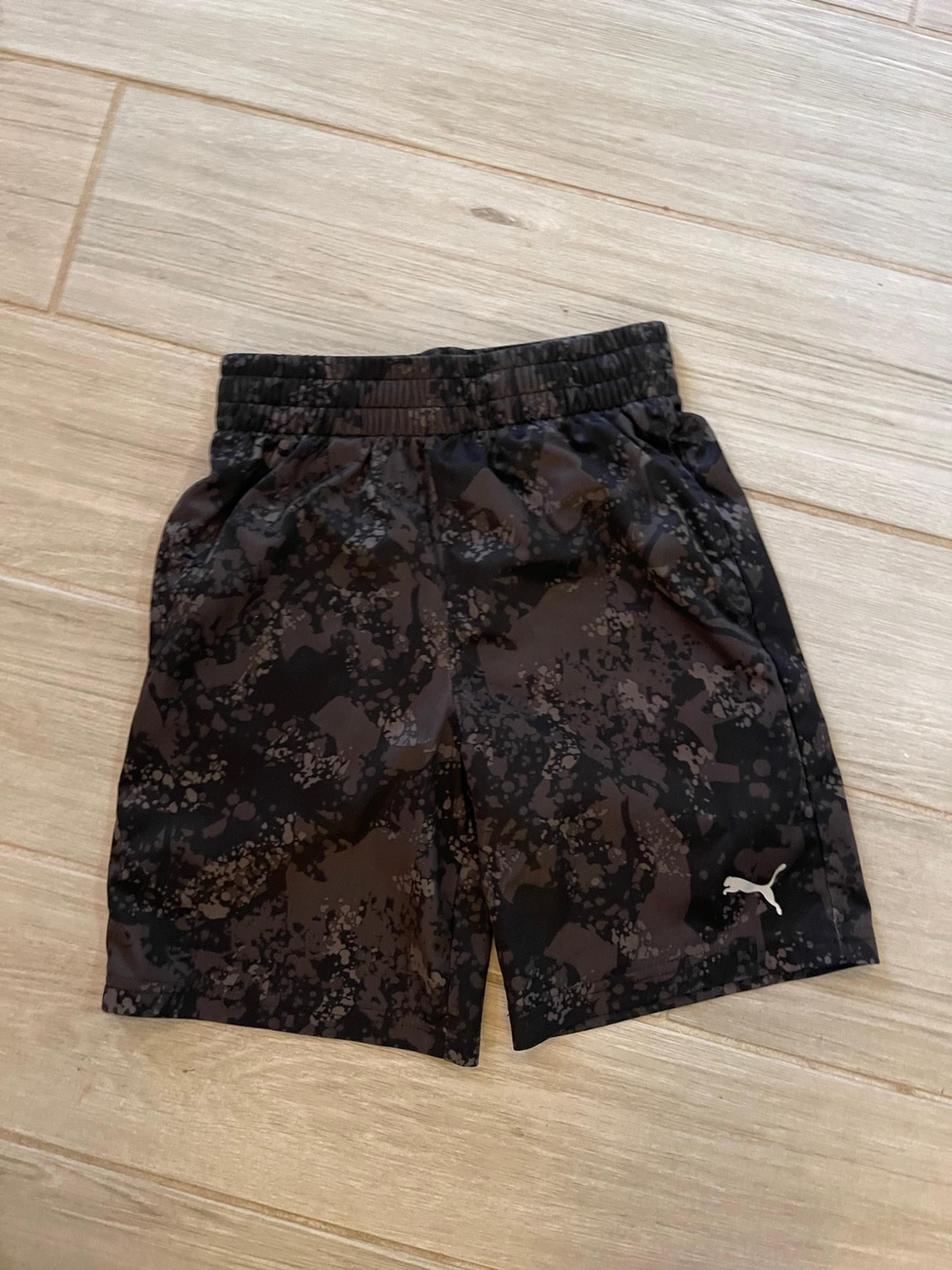 Adidas camo shorts black and grey