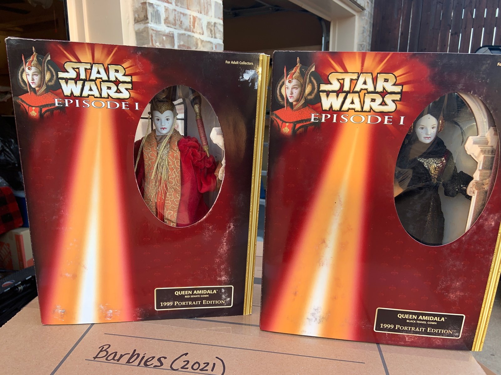 Star Wars Queen Amidala Episode One Collector Dolls, Lot of 2