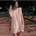 Sezane White Chacha Ruffled Lace Eyelet Dress XS 34 Bridal Summer Graduation