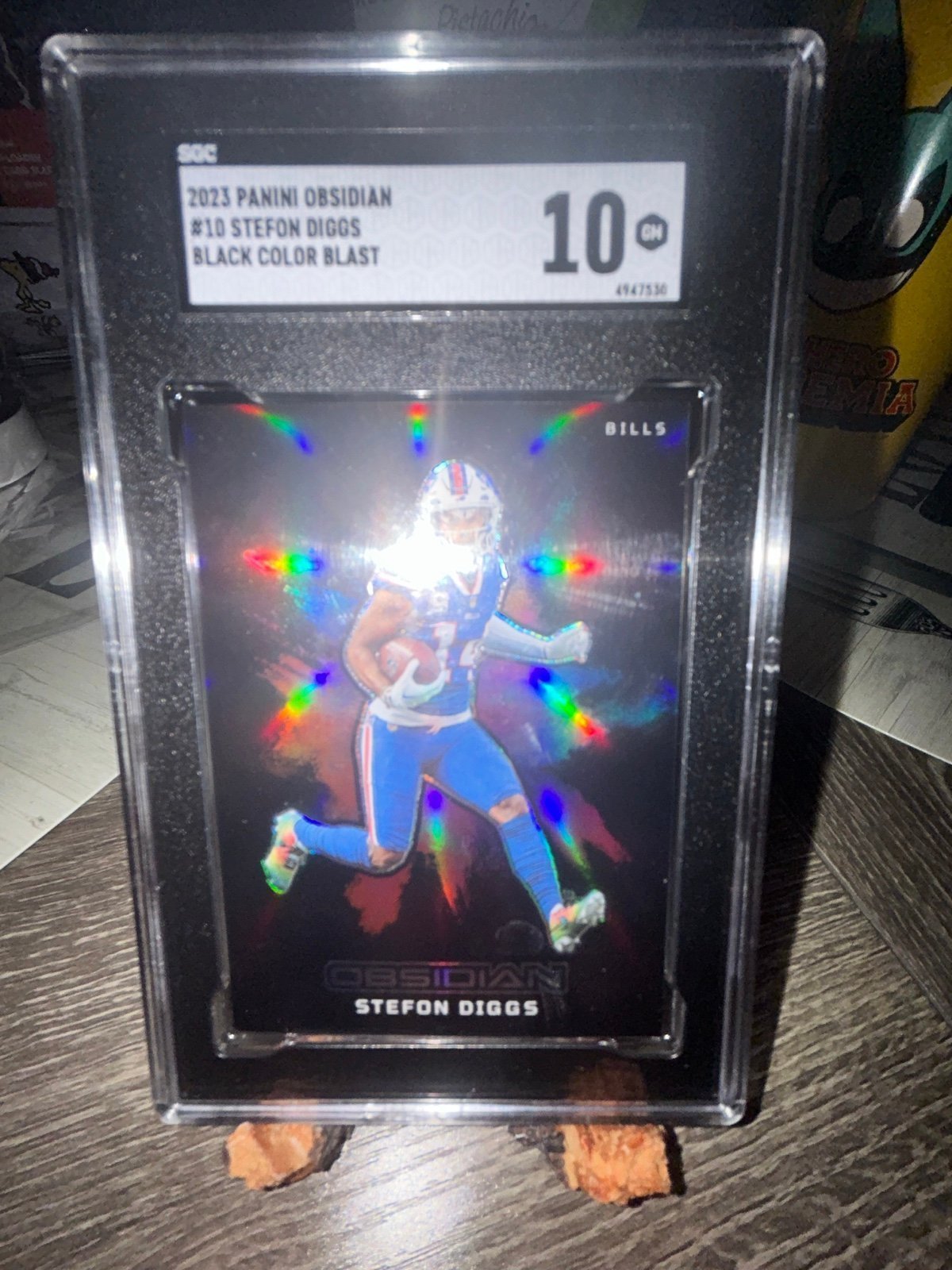 2023 OBSIDAN STEFON DIGGS#10 BLACK COLOR BLAST SSP SGC MINT/10