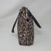 Coach Ocelot Leopard Animal Print Canvas Tote Bag Handbag Purse Tan Brown