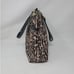 Coach Ocelot Leopard Animal Print Canvas Tote Bag Handbag Purse Tan Brown