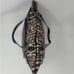 Coach Ocelot Leopard Animal Print Canvas Tote Bag Handbag Purse Tan Brown