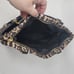 Coach Ocelot Leopard Animal Print Canvas Tote Bag Handbag Purse Tan Brown