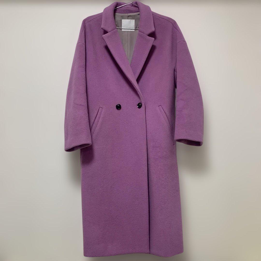 GALLARGALANTE Purple Long Coat