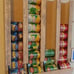 4 Row 36 Can Food Storage Rack