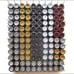 60 pairs (for 30 Cars) 1/64 Alloy Car Wheels w Rubber Tires