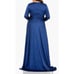 MAC DUGGAL Dress Size 20 / 20W Evening Gown Navy Blue NEW V Neck Pleated