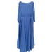 MAC DUGGAL Dress Size 20 / 20W Evening Gown Navy Blue NEW V Neck Pleated
