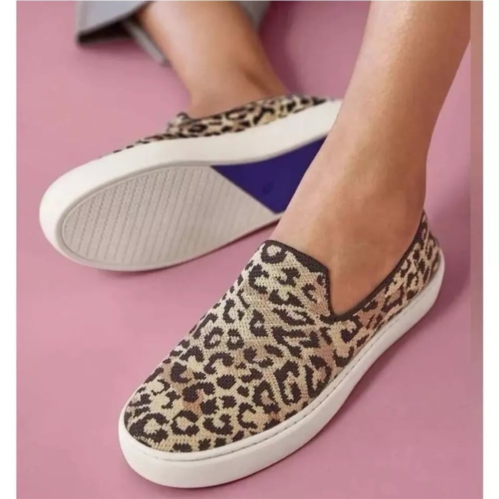 Rothys The Sneaker Desert Cat Casual Comfort Slip On Shoes Womens Size W7