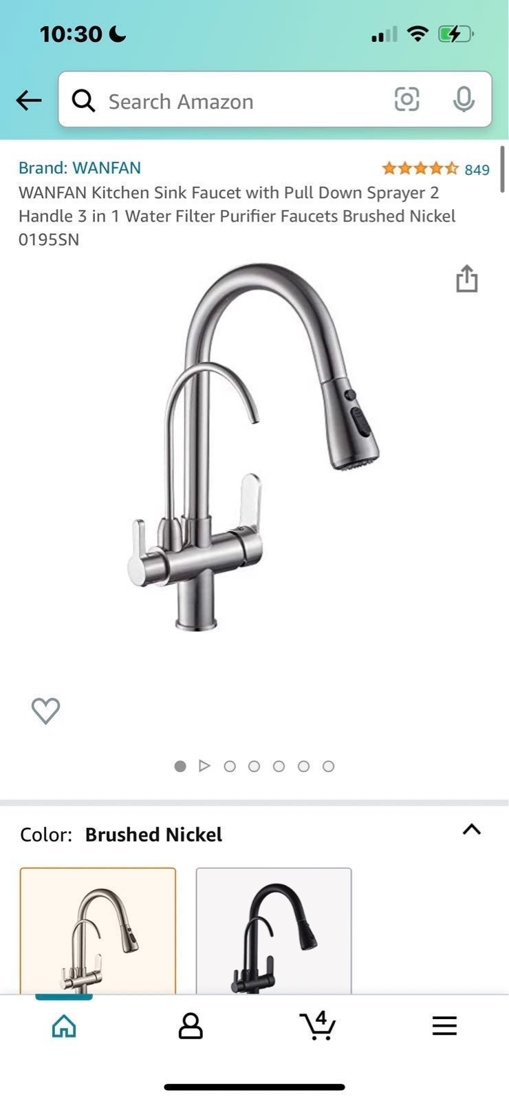 3 in 1 Water Filter Purifier sink Faucets