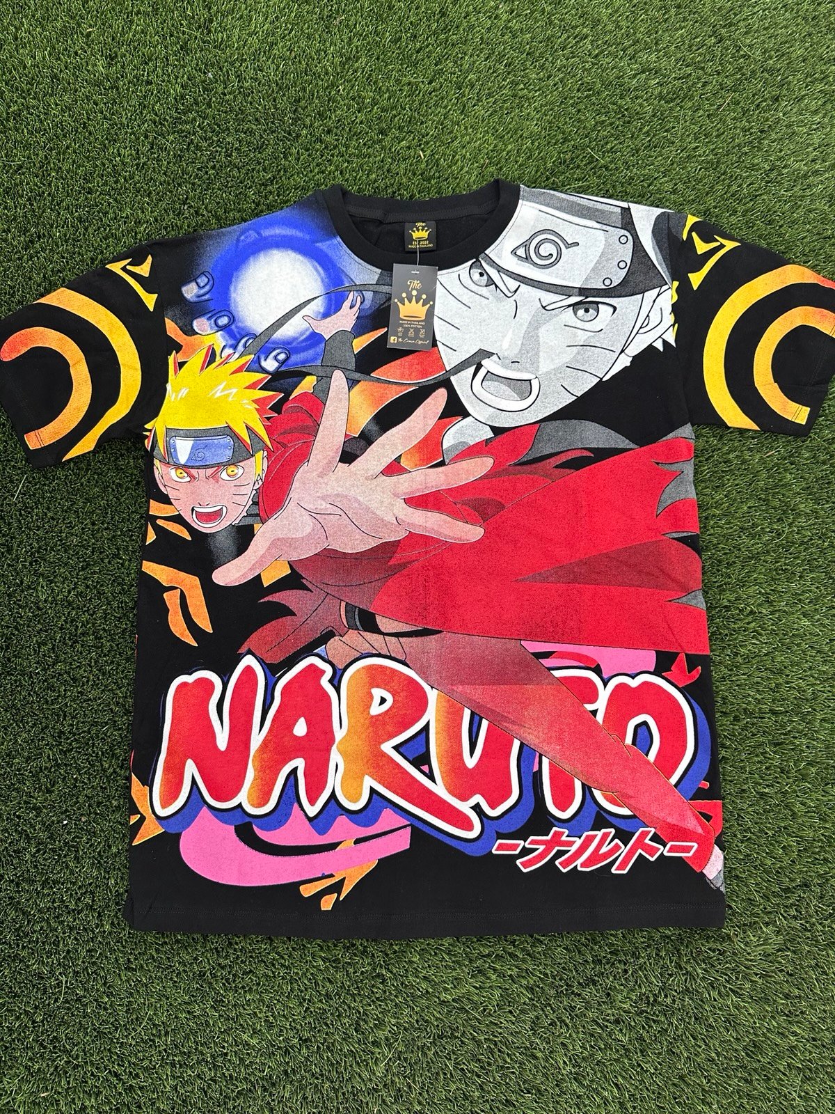 Naruto x Sasuke Anime All Over Print Single Stitch Modern AOP