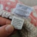 Chick Pea Ribbed Caterpillar Fleece Baby Blanket Pink White Polka Dot Trim 30x30