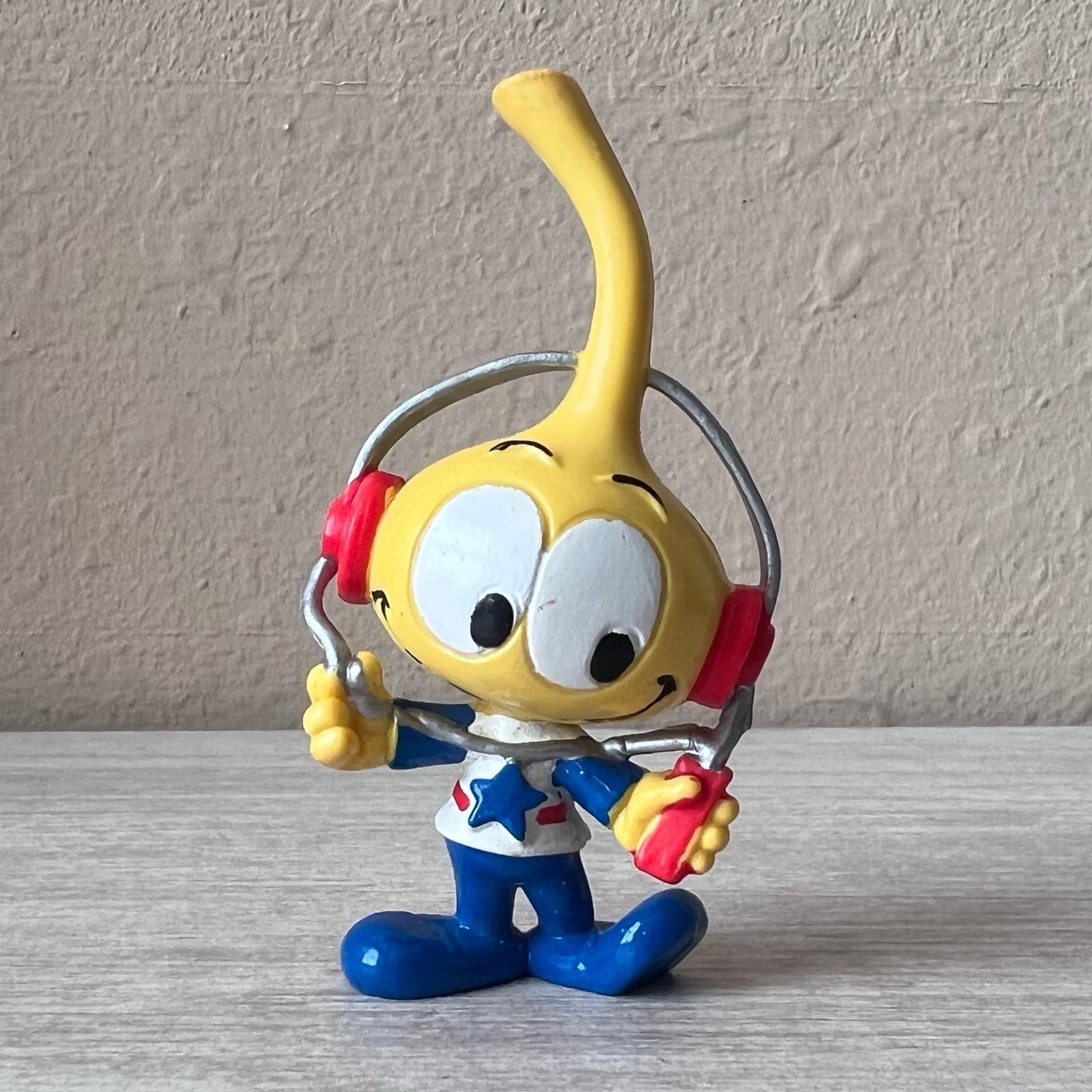 Vintage 1984 Snorks All-Star Listens To Music PVC Action Figure By Applause