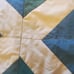 Handmade Diamond Quilt Multi Colored Twin Size Vintage