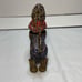 Antique Tibetan Brass Foo Dog Perfume Bottle W/ Coral & Lapis Lazuli Inlay *RARE