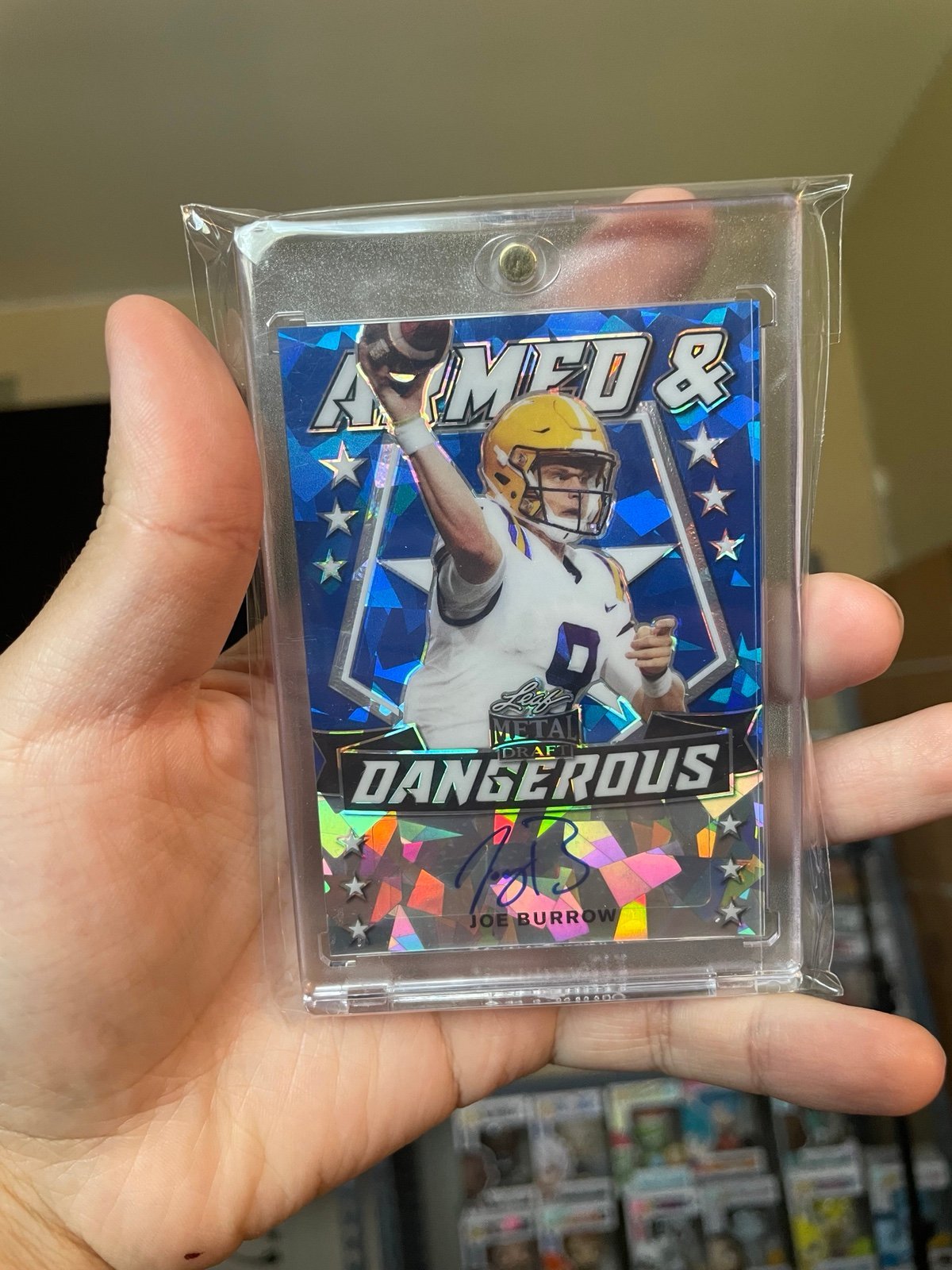 Joe burrow blue cracked ice /10