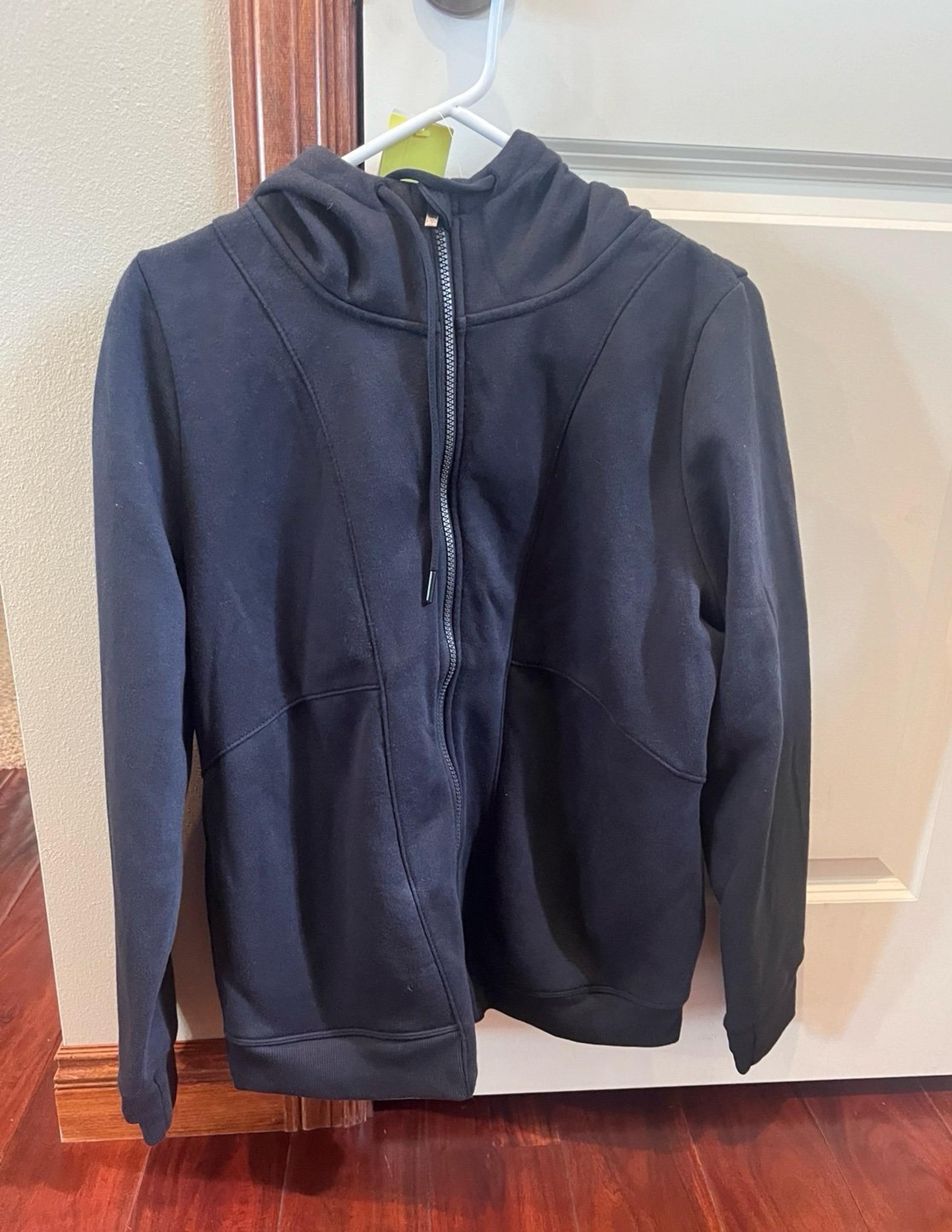 Women’s Fleece Full Zip Hoodie - Black XL. New!!