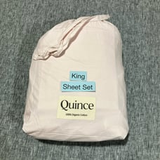 Quince Organic Cotton King Fitted Sheet Set J28