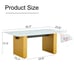 Minimalist Tempered Glass Coffee Table | CT-1546