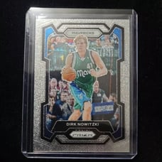 2023-24 Panini Prizm - #187 Dirk Nowitzki Glitter ssp case hit Dallas Mavericks