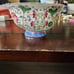 6 Marked China Chinese dynasty Wucai porcelain lotus flower statue Tea cup Bowl