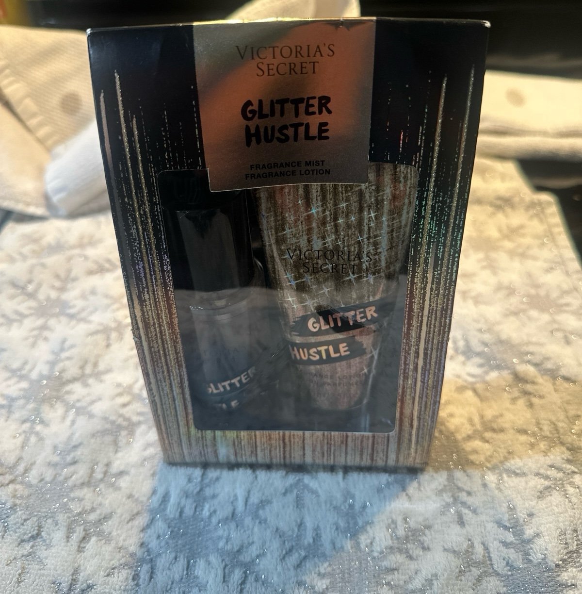 Victoria Secret Glitter Hustle Fragrance Mist and Lotion Set
