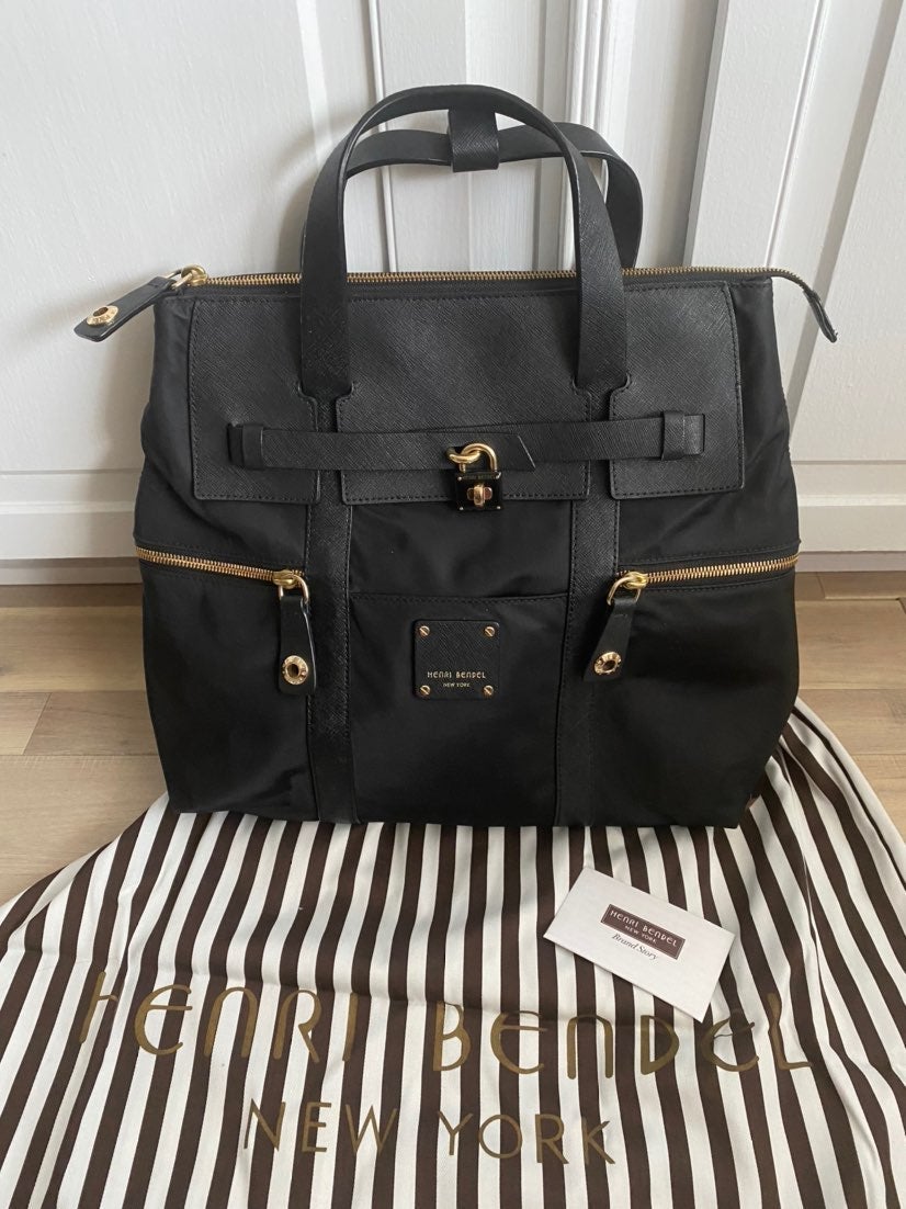 Henri Bendel Jetsetter (nylon & leather)