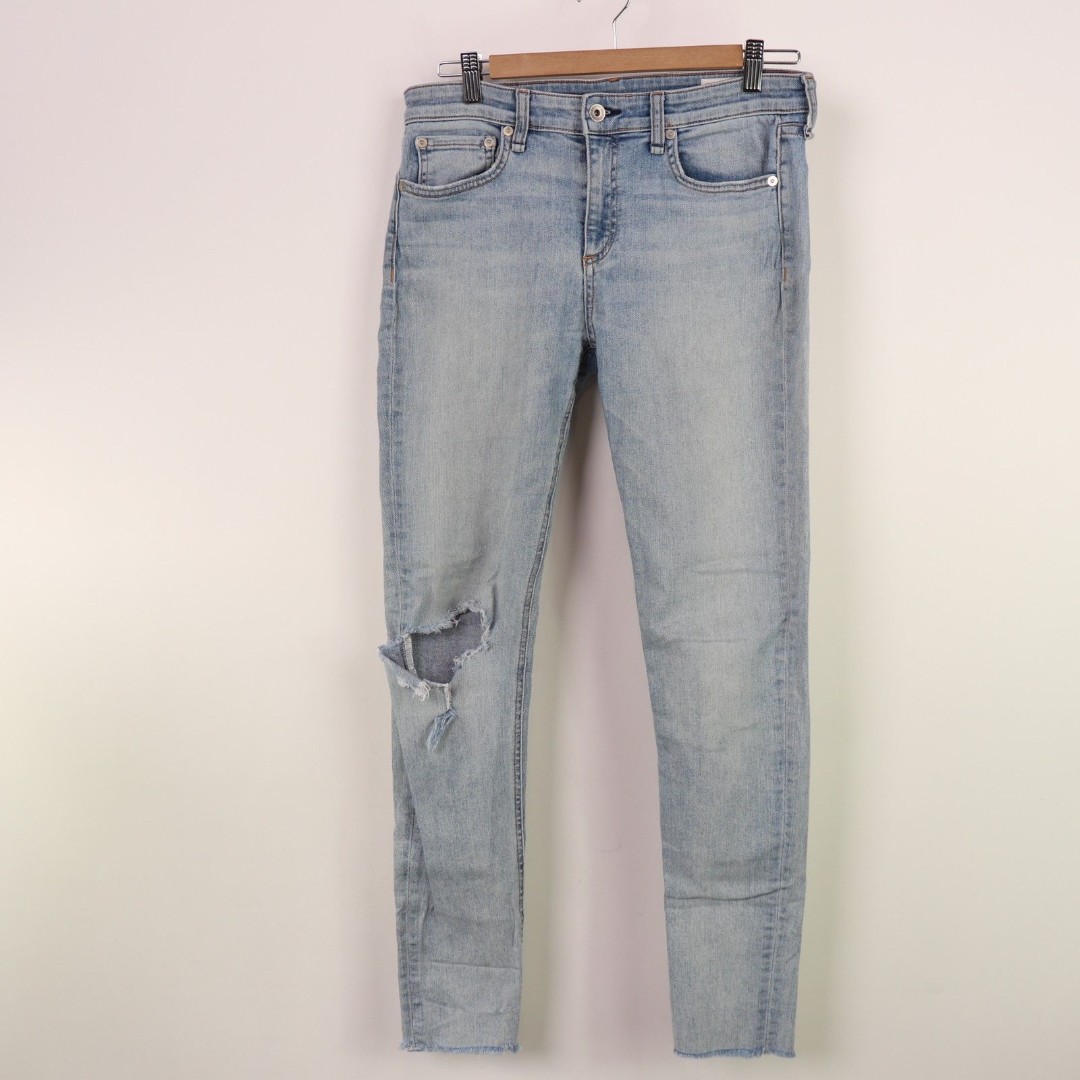 Rag & Bone Cate Mid Rise Distressed Skinny Jeans size 28