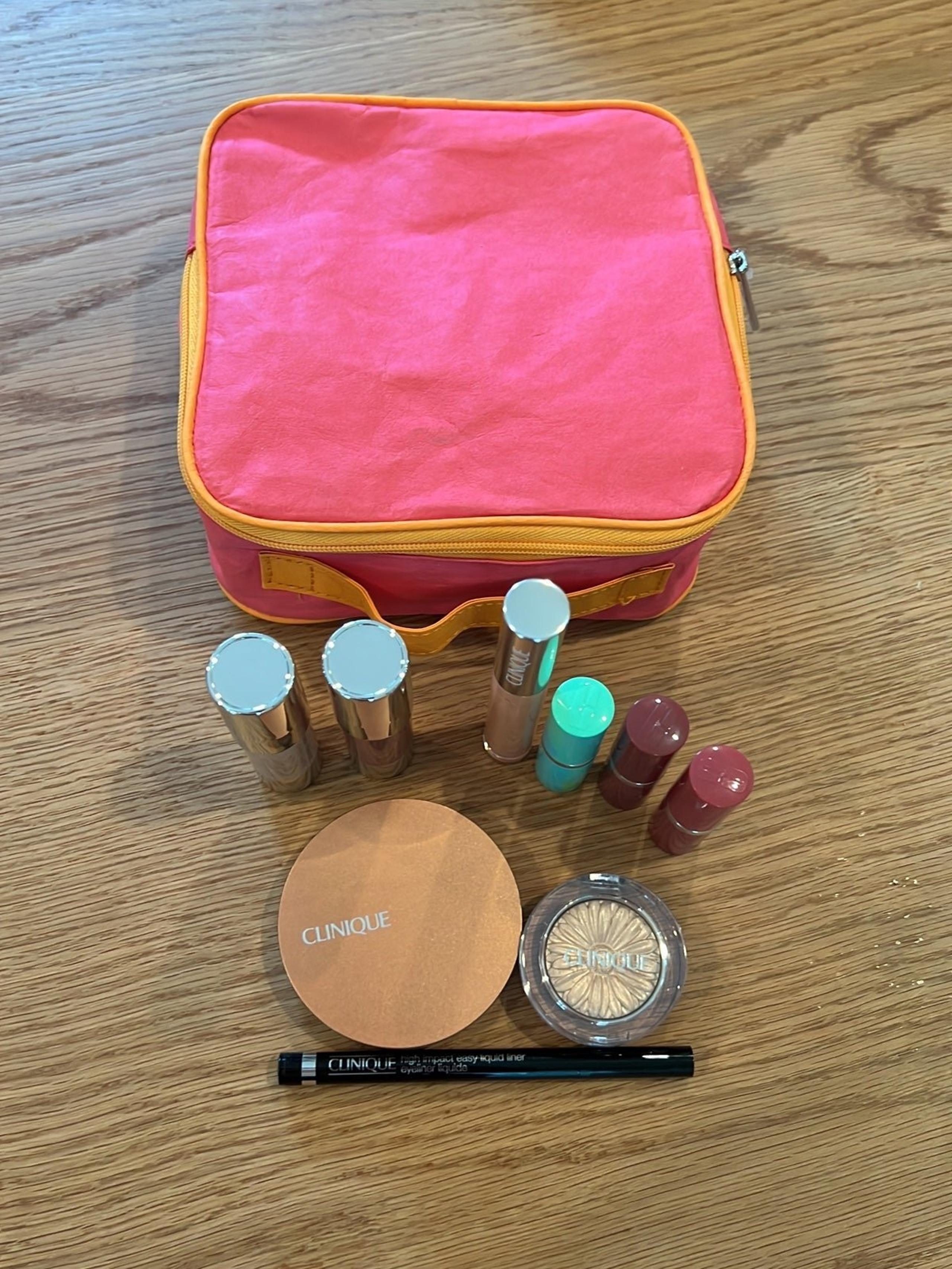 All New Clinique Full Size Makeup Set with Bag