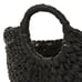 22 x 19 Black Seagrass Handmade Large Woven Storage Basket with Handles, 1-Pi