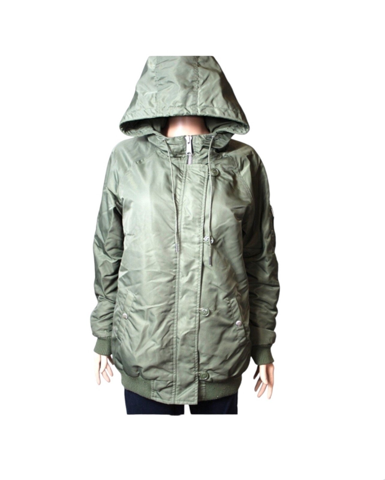 Obey N°89 hooded bomber jacket size M