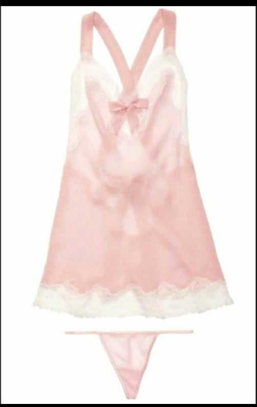 NWT Set Babydoll, Brand Adore Me, size S, color Pink