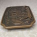 Vintage 1973 Wells Fargo Stagecoach Brass Belt Buckle