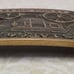 Vintage 1973 Wells Fargo Stagecoach Brass Belt Buckle