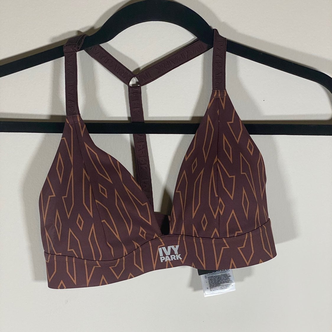 Adidas X IVY PARK Maroon Monogram Bra