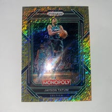 NBA 2023 Panini Prizm Gold Shimmer Monopoly Jayson Tatum /500 #4