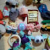 Large LOT 36 Pieces - Bark Box Dog Toys Squeak S/ M/L Used