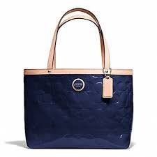 COACH, small genuine shiny leather Coach