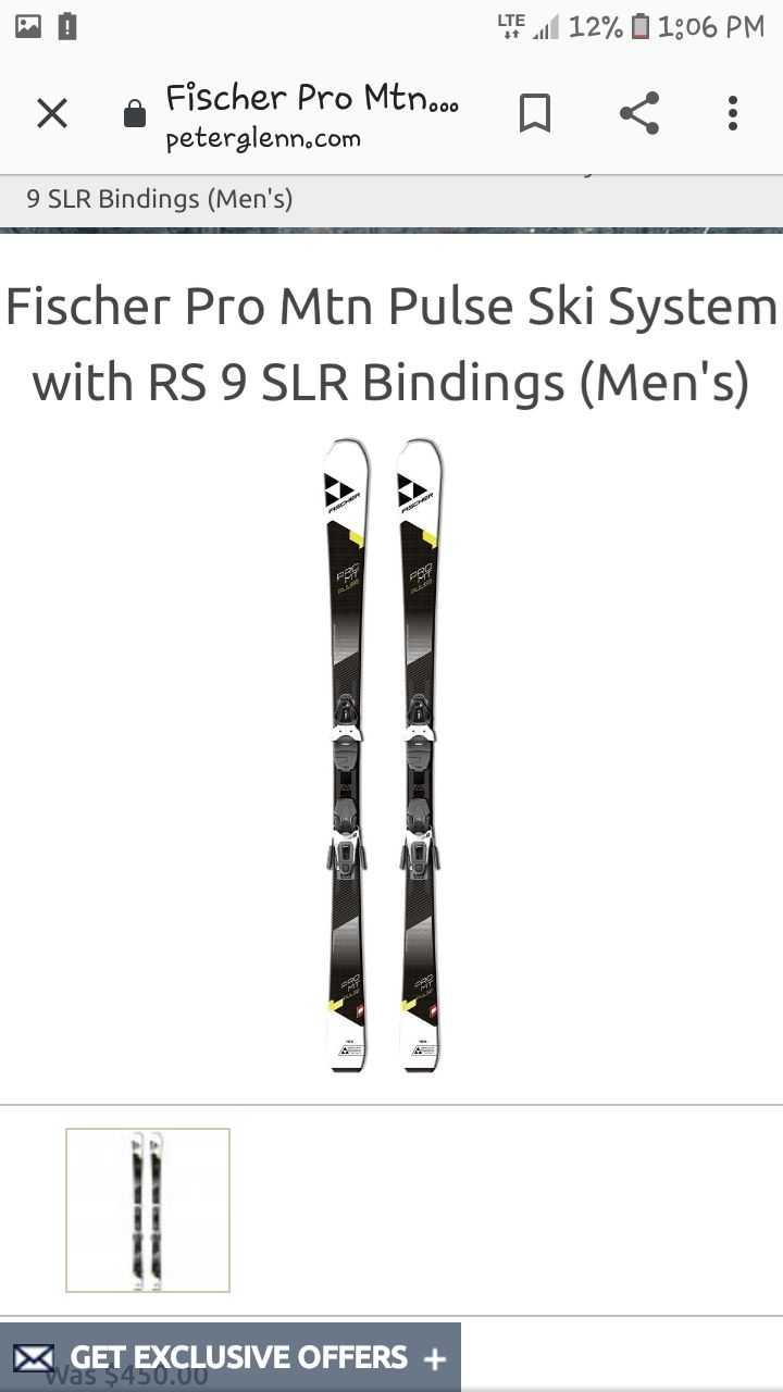 Pro mt pulse Fischer skii's