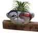 ****SOLD**** plant holder clay rock trol