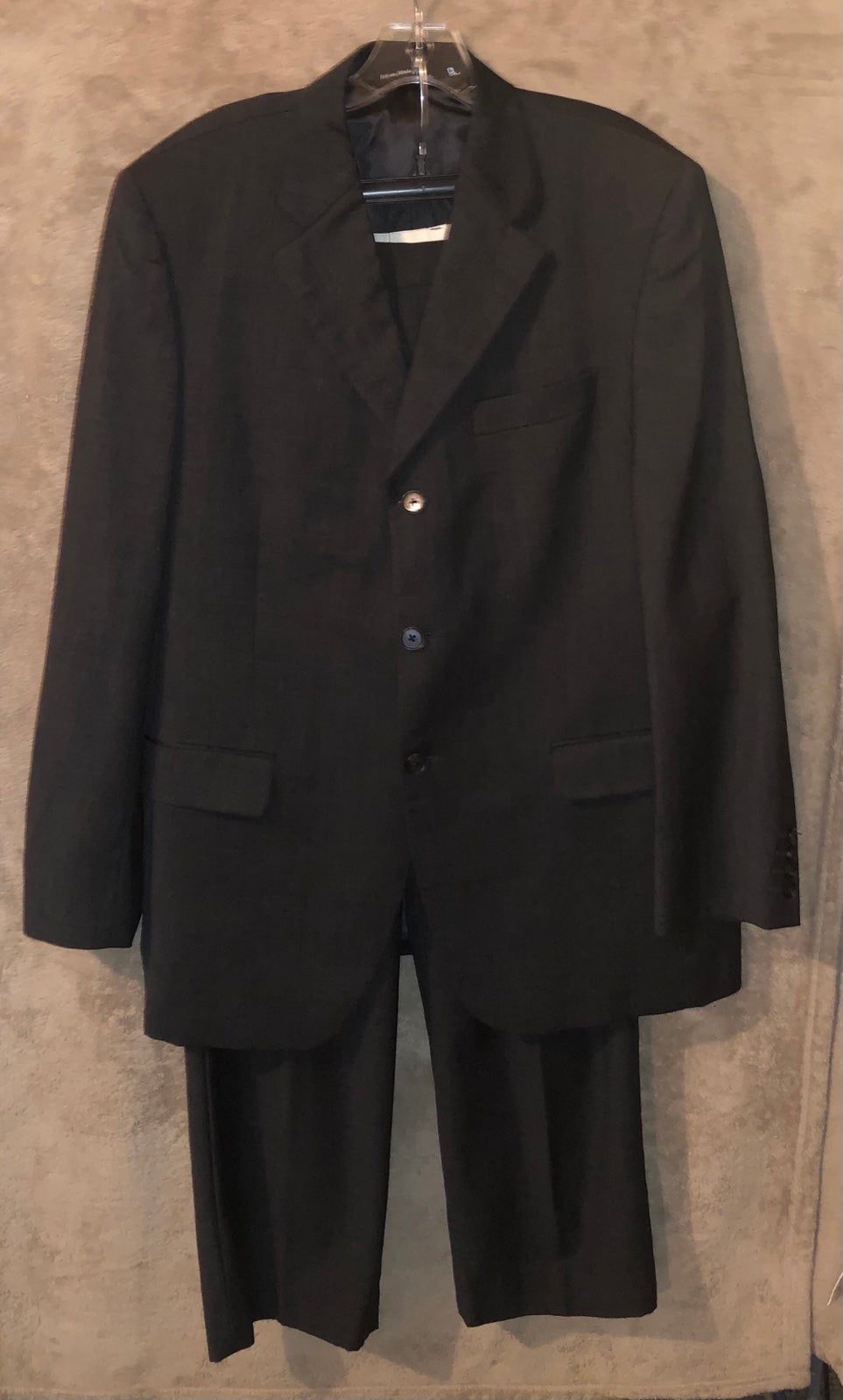 MENS 3 BUTTON 2 PIECE WOOL SUIT