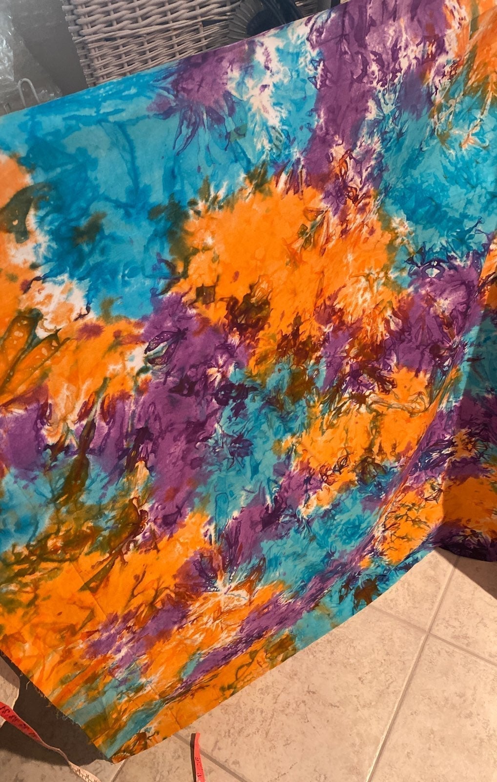 10 yards Rainbow fabric