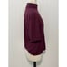 Joie Turtleneck Short Sleeve Pullover Tee Shirt T- Shirt Burgundy Red Large