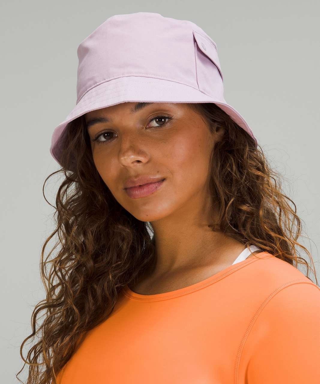 Lululemon On My Level Bucket Hat with Pocket size M/L Dusty Rose DYRS