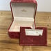 VINTAGE GENUINE OMEGA Red watch box With International Warranty ID & ID Holder